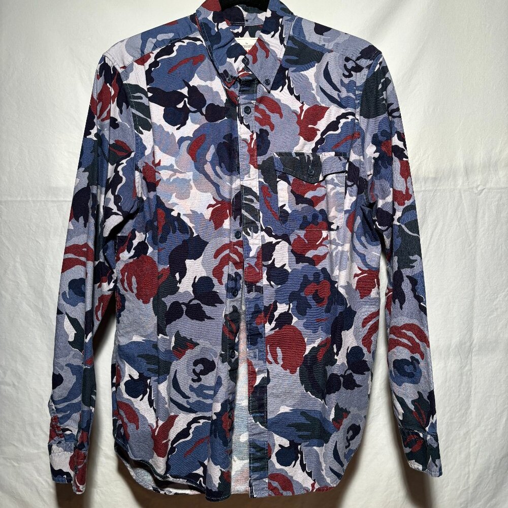 Gap Button Down Modern Oxford Medium Camo